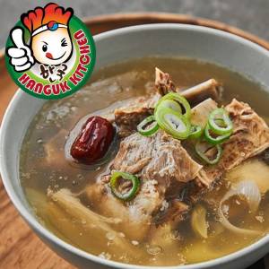 [Heat & Serve] Korean Ginseng Pork Rib Soup w Potato Glass Noodle (Insam Dwaeji Galbi Tang) 650G (For 1-2 Pax)